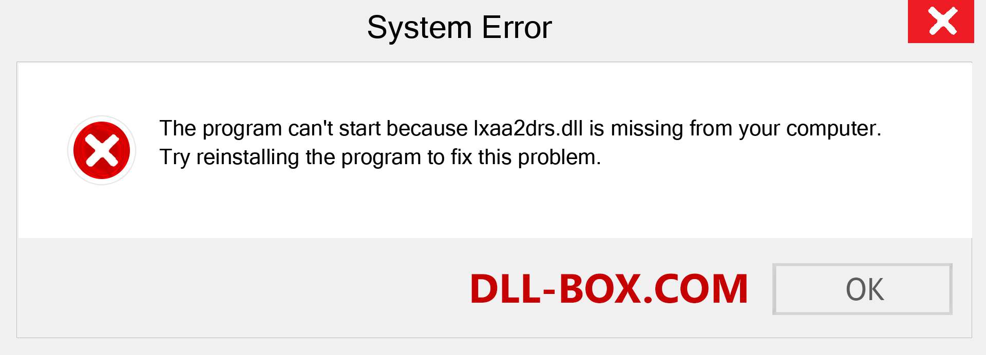  lxaa2drs.dll file is missing?. Download for Windows 7, 8, 10 - Fix  lxaa2drs dll Missing Error on Windows, photos, images